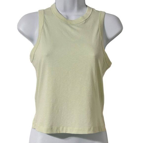 Lululemon light lime green cropped tank size 6 - Picture 1 of 7